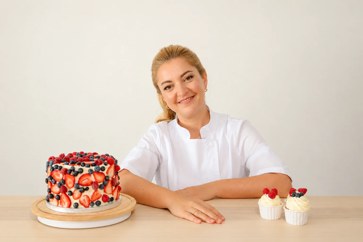 Elena bei der Arbeit